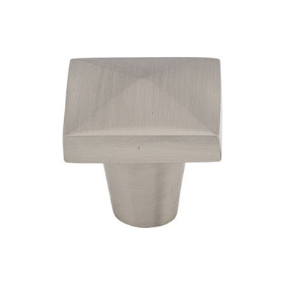 Top Knobs Aspen II Square Knob 1 1/4" in Brushed Satin Nickel