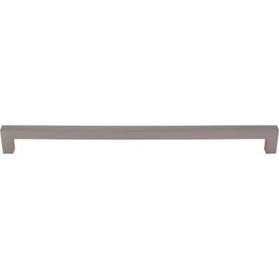 Top Knobs Square Bar Pull 12" c-c in Ash Gray