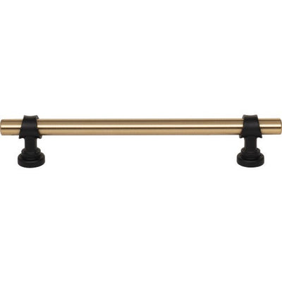 Top Knobs Bit Pull 6 5/16" c-c in Honey Bronze and Flat Black