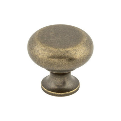 Top Knobs Flat Faced Knob 1 1/4" in German Bronze