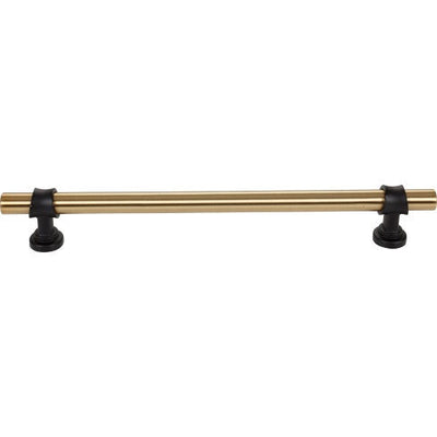 Top Knobs Bit Pull 18" c-c Appliance Pull in Honey Bronze and Flat Black