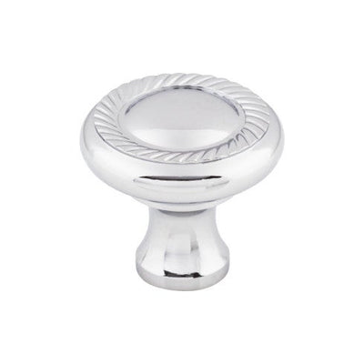 Top Knobs Swirl Cut Knob 1 1/4" in Polished Chrome
