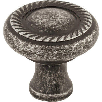 Top Knobs Swirl Cut Knob 1 1/4" in Black Iron