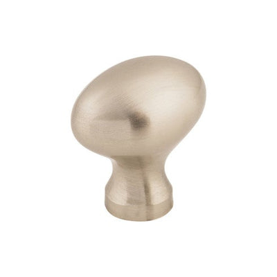 Top Knobs Egg Knob 1 1/4" in Brushed Satin Nickel