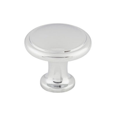 Top Knobs Ringed Knob 1 1/8" in Polished Chrome