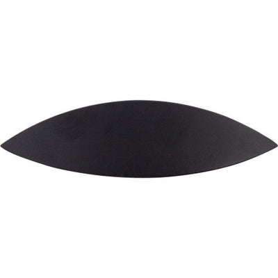Top Knobs Eyebrow Cup Pull 2 1/2" c-c in Flat Black