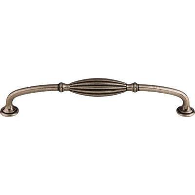 Top Knobs Tuscany D Pull 8 13/16" c-c in Pewter Antique