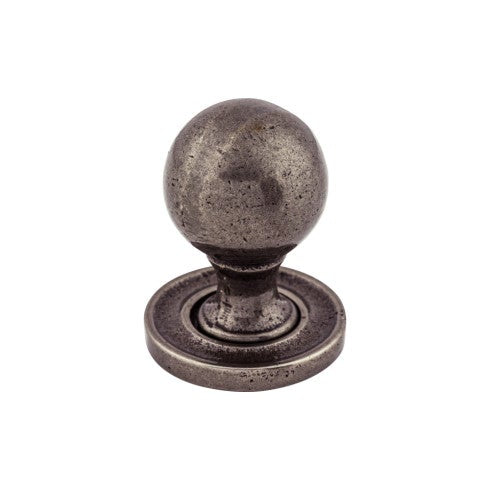 Top Knobs Paris Knob Smooth 1 1/16" in Cast Iron