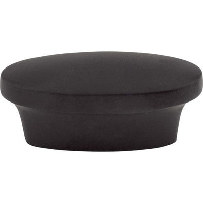 Top Knobs Oval Pull 5/8" c-c in Flat Black