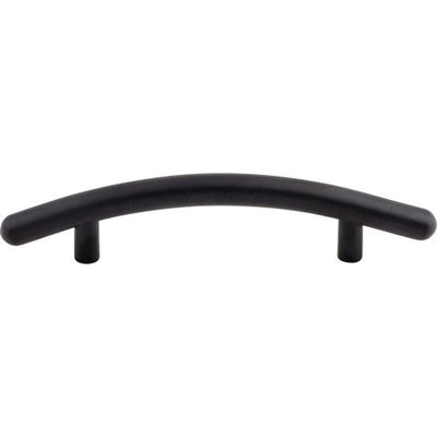 Top Knobs Curved Bar Pull 3 3/4" c-c in Flat Black