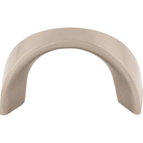 Top Knobs Crescent U-Pull in Brushed Satin Nickel
