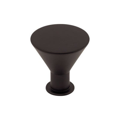 Top Knobs Cocktail Knob 1 3/16" in Flat Black