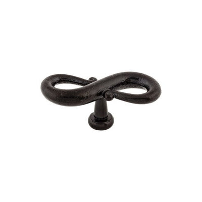 Top Knobs S-Shaped Knob 3 1/4" in Patina Black