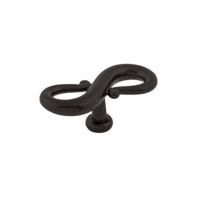 Top Knobs S-Shaped Knob 3 1/4" in Patina Black