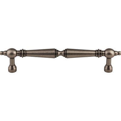 Top Knobs Asbury D Pull 7" c-c in Pewter Antique