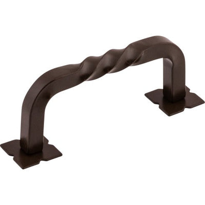 Top Knobs Square Twist D Pull 3" c-c in Oil Rubbed Bronze