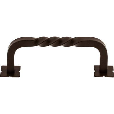 Top Knobs Square Twist D Pull 3 3/4" c-c in Oil Rubbed Bronze
