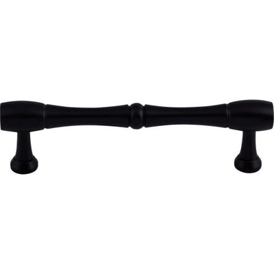 Top Knobs Nouveau Bamboo D Pull 3 3/4" c-c in Patina Black