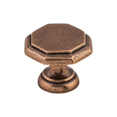 Top Knobs Devon Knob 1 1/4" in Old English Copper