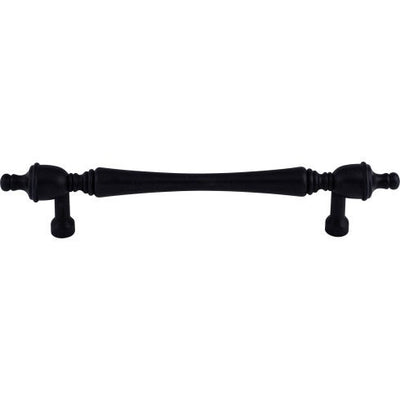 Top Knobs Somerset Finial Pull 7" c-c in Patina Black