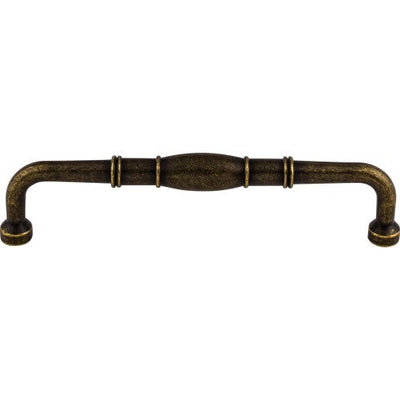 Top Knobs Normandy D Pull 7" c-c in German Bronze