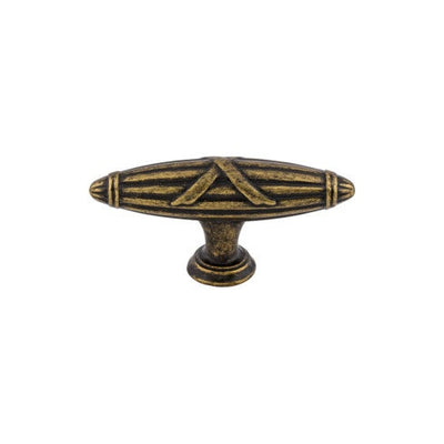 Top Knobs Ribbon & Reed T-Pull 2 3/4" in German Bronze