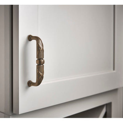 Top Knobs Ribbon & Reed D Pull 3 3/4" c-c in Oil Rubbed Bronze