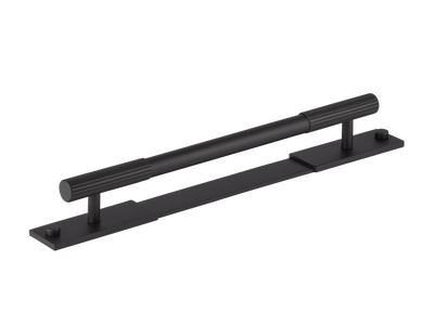 Armac Martin MIX Straight Knurled Pull Handle & Backplate