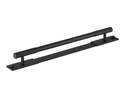 Armac Martin MIX Straight Knurled Pull Handle & Backplate