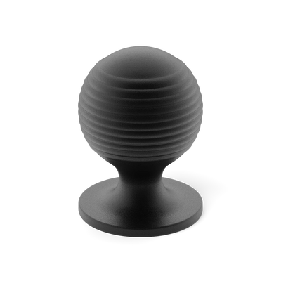 Armac Martin Merrick Cabinet Knob in 19mm / Matt Black Lacquered