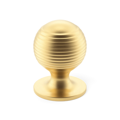 Armac Martin Merrick Cabinet Knob in 19mm / Satin Brass Unlacquered