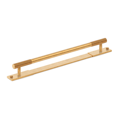 Armac Martin MIX Diamond Knurled Cabinet & Appliance Pulls in 384mm / Burnished Brass