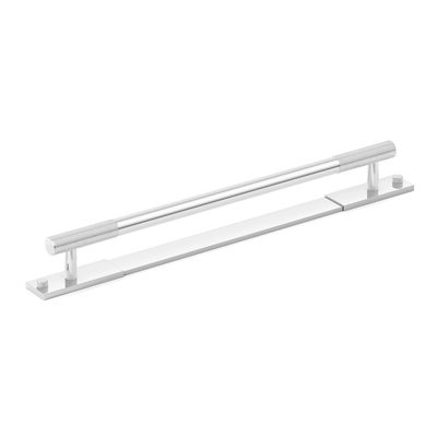 Armac Martin MIX Diamond Knurled Cabinet & Appliance Pulls in 384mm / Polished Chrome Plate