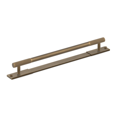 Armac Martin MIX Diamond Knurled Cabinet & Appliance Pulls in 384mm / Satin Antique Satin Lacquered