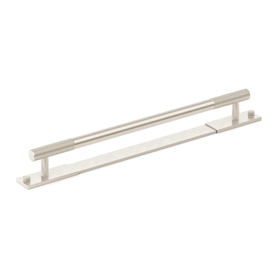 Armac Martin MIX Diamond Knurled Cabinet & Appliance Pulls in 384mm / Satin Nickel Plate
