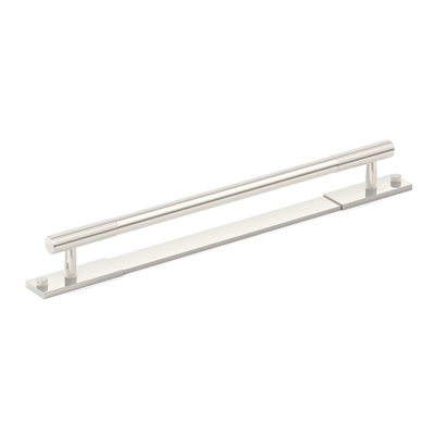 Armac Martin MIX Straight Knurled Cabinet & Appliance Pulls in 384mm / Polished Nickel Plate