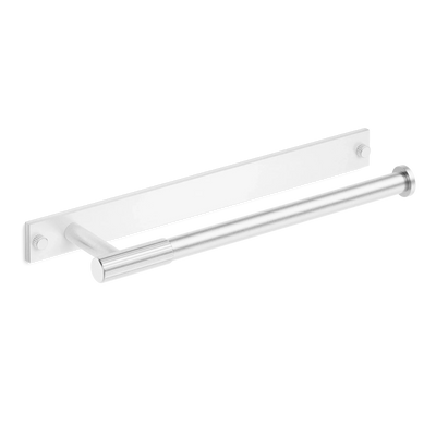 Armac Martin MIX Straight Knurled Hand Towel Rail & Backplate in 250mm / Satin Chrome Plate