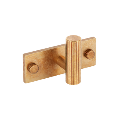 Armac Martin MIX Straight Knurled Single Horizontal Wall Hook