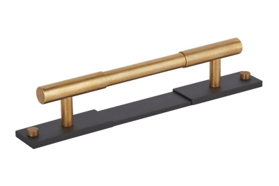 Armac Martin MIX Plain Cabinet Handle & Backplate - Mixed Finish