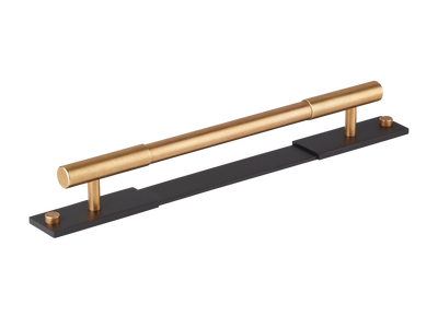 Armac Martin MIX Plain Cabinet Handle & Backplate - Mixed Finish