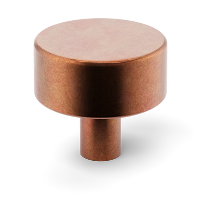 Armac Martin MIX Plain Cabinet Knob in 32mm / Aged Copper