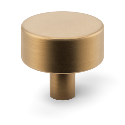 Armac Martin MIX Plain Cabinet Knob in 32mm / Fine English Antique