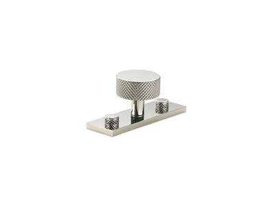 Armac Martin MIX Diamond Knurled Cabinet Knob & Backplate