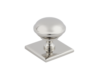 Armac Martin Queslett Cabinet Knob with Square Backplate