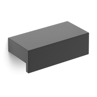 Armac Martin Quinton Finger Pull in 50mm / Matt Black Lacquered