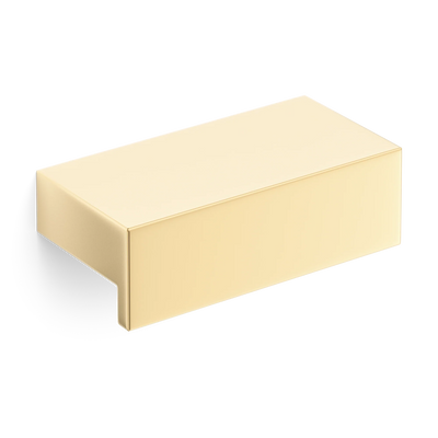 Armac Martin Quinton Finger Pull in 50mm / Polished Brass Unlacquered