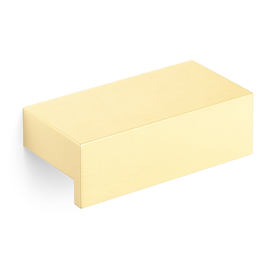 Armac Martin Quinton Finger Pull in 50mm / Satin Brass Satin Lacquered