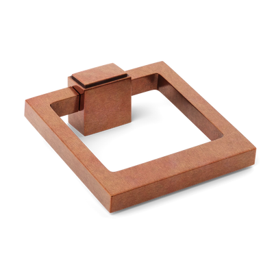 Armac Martin Quadrille Cabinet Ring Pull in 50mm / Aged Copper