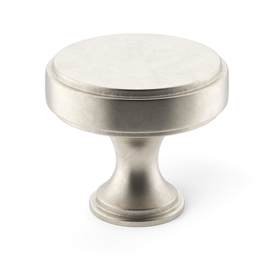 Armac Martin Rotunda Cabinet Knob in 25mm / Barrelled Nickel Plate