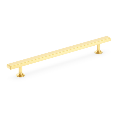 Armac Martin Rotunda Cabinet Handle in 96mm / Satin Brass Lacquered